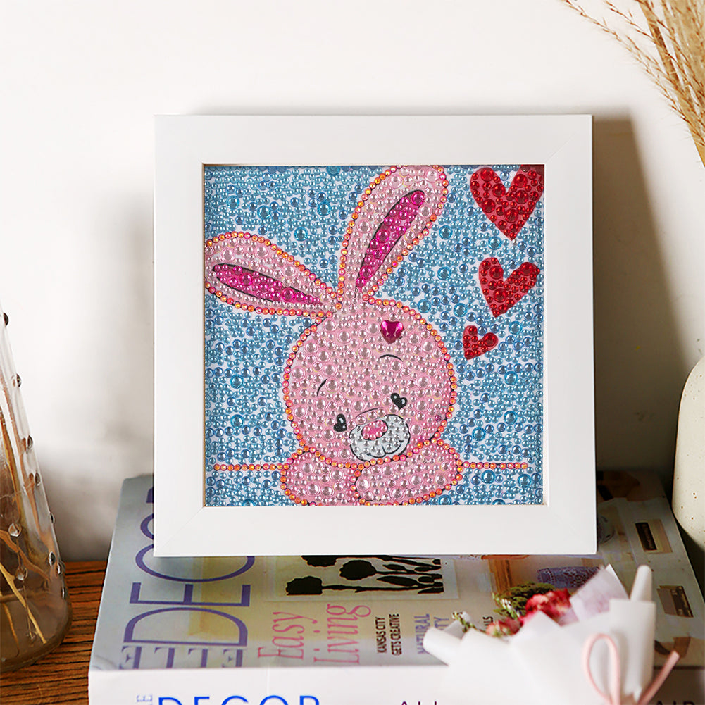 Rabbit - Special Shaped Drill Diamond Painting 18*18CM