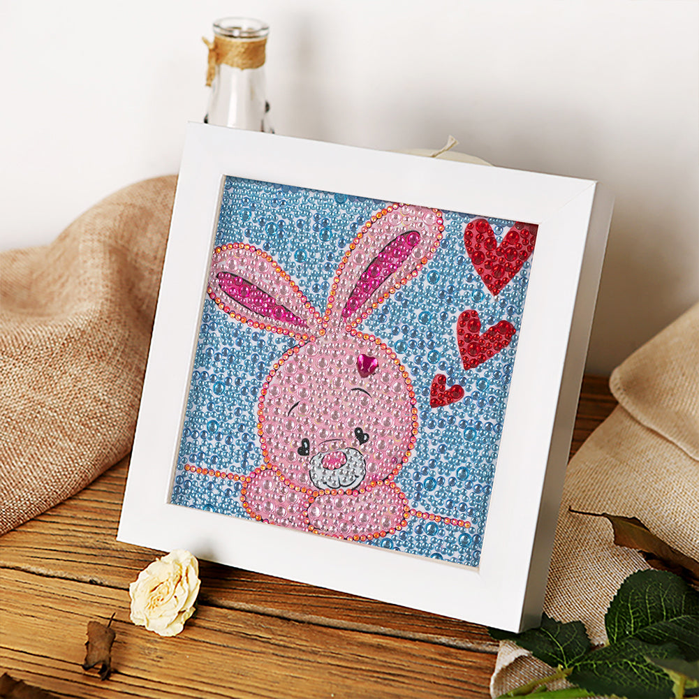 Rabbit - Special Shaped Drill Diamond Painting 18*18CM