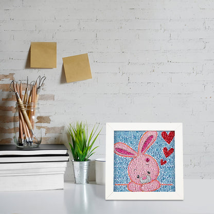 Rabbit - Special Shaped Drill Diamond Painting 18*18CM