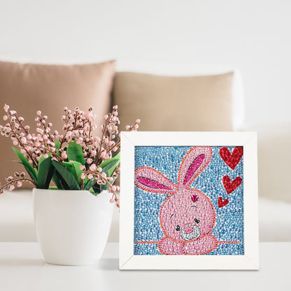 Rabbit - Special Shaped Drill Diamond Painting 18*18CM