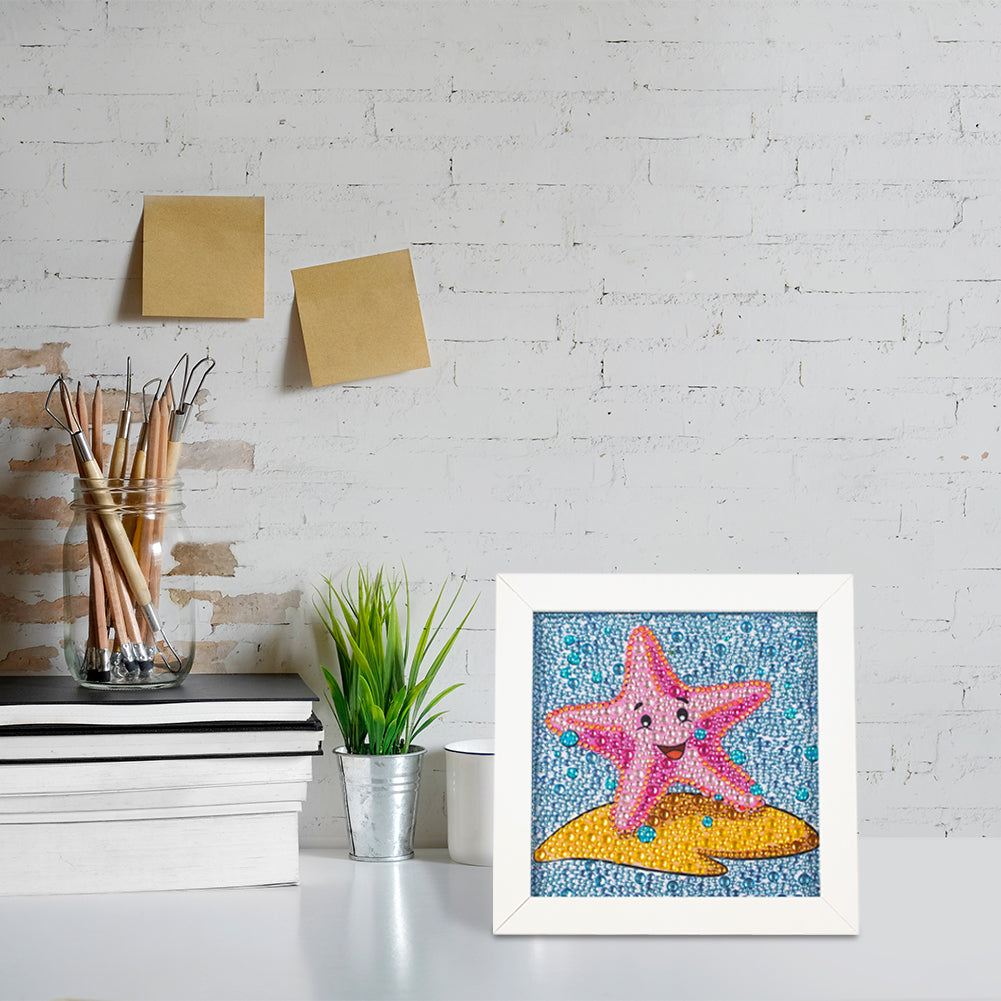 Starfish - Special Shaped Drill Diamond Painting 18*18CM