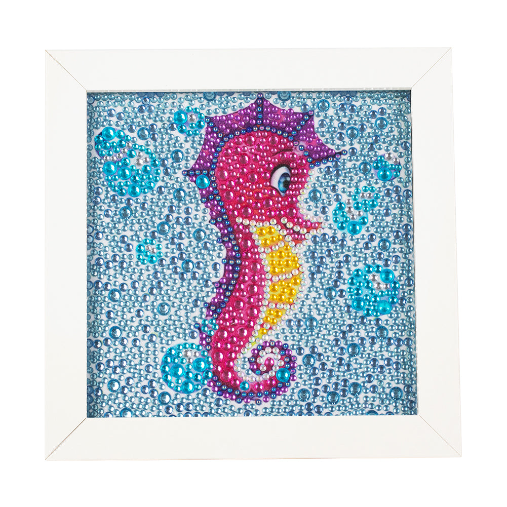 Hippocampus - Special Shaped Drill Diamond Painting 18*18CM