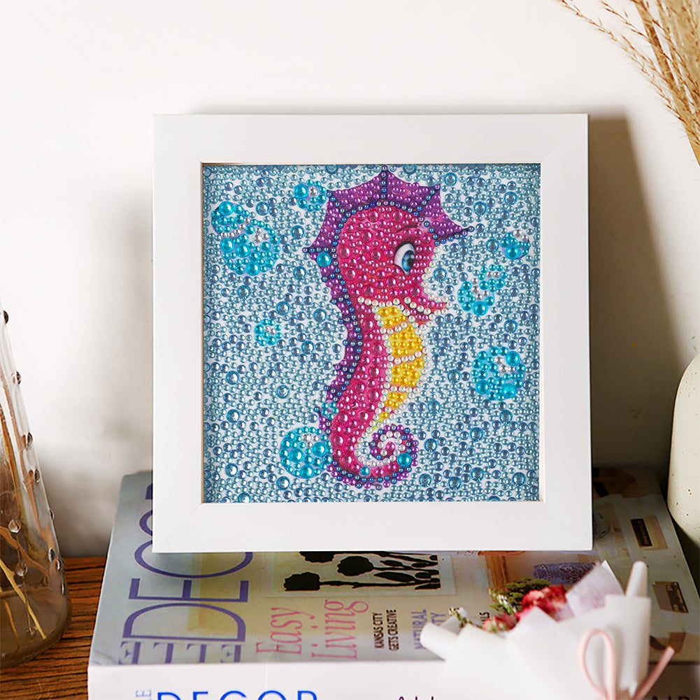 Hippocampus - Special Shaped Drill Diamond Painting 18*18CM