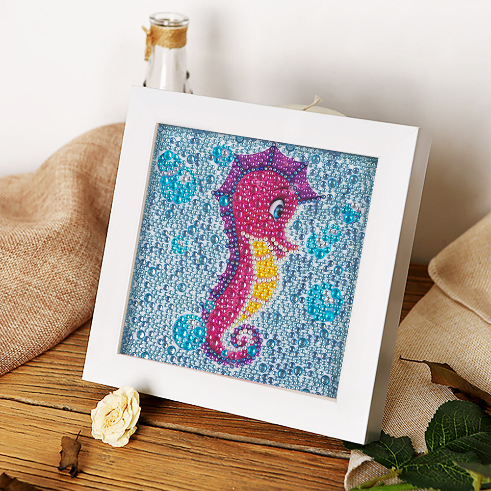 Hippocampus - Special Shaped Drill Diamond Painting 18*18CM