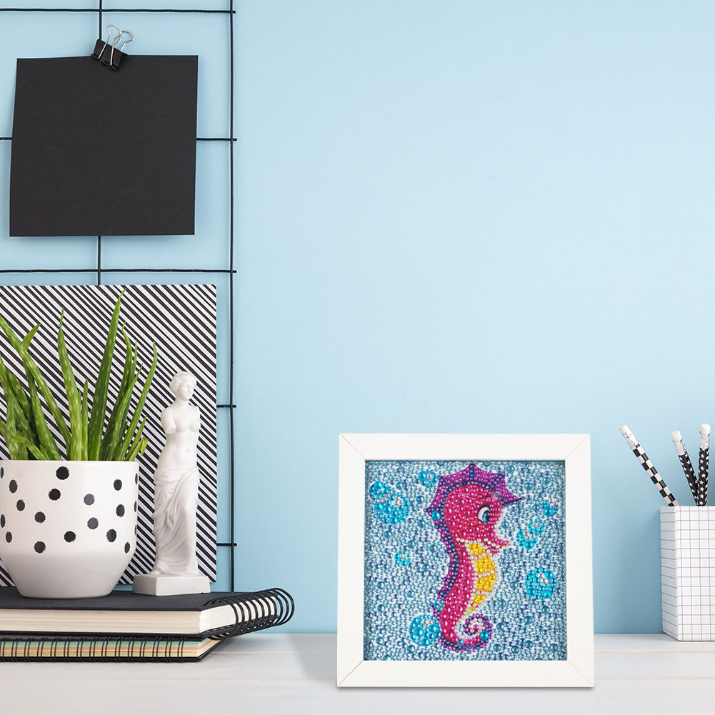 Hippocampus - Special Shaped Drill Diamond Painting 18*18CM