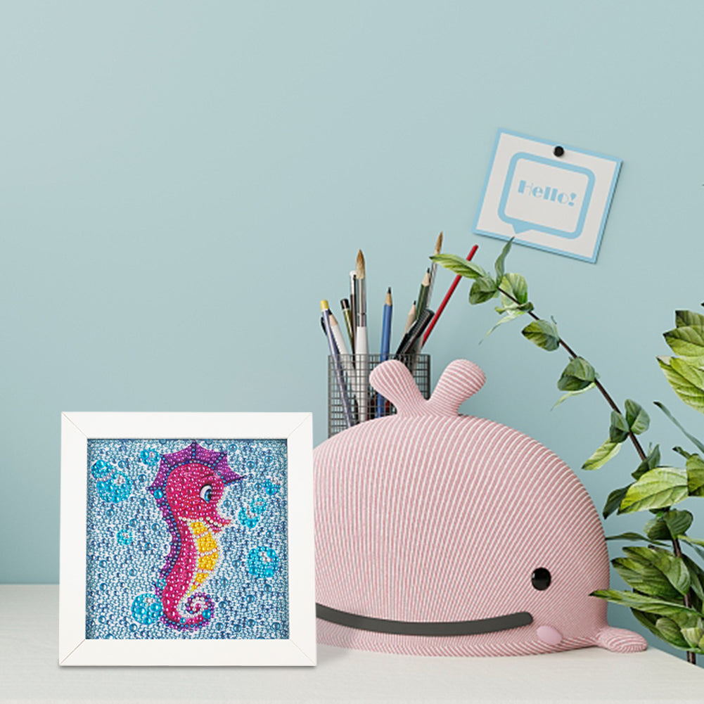 Hippocampus - Special Shaped Drill Diamond Painting 18*18CM