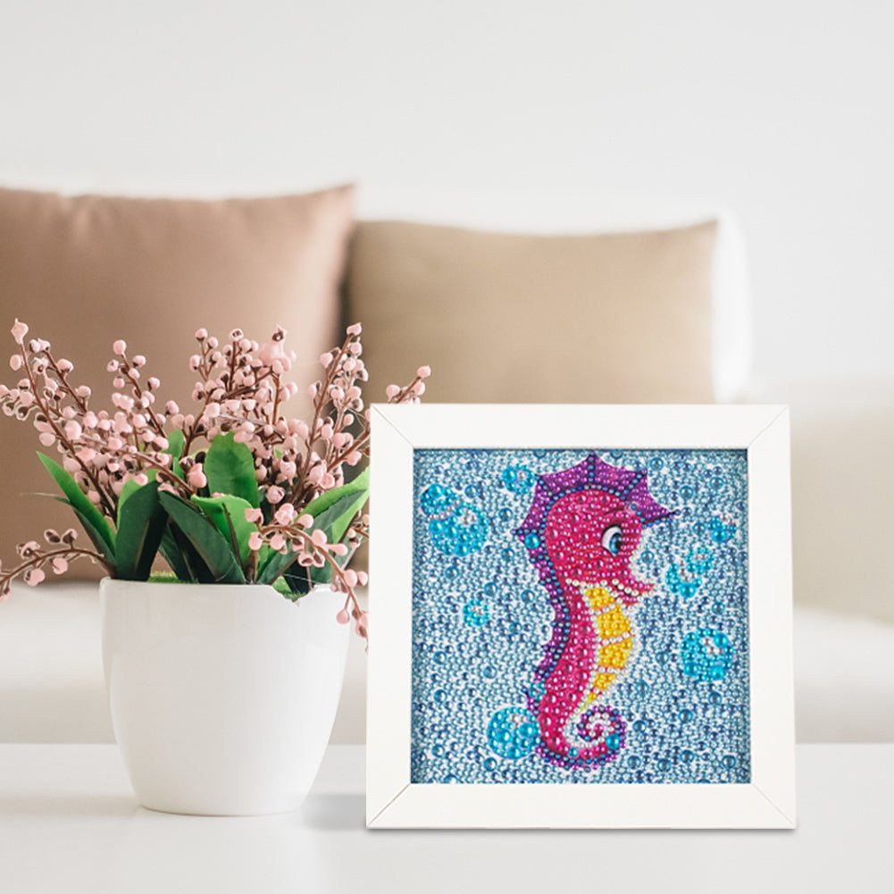 Hippocampus - Special Shaped Drill Diamond Painting 18*18CM