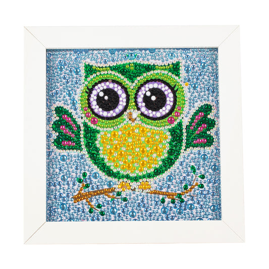 Owl - Special Shaped Drill Diamond Painting 18*18CM