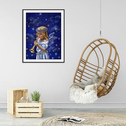 Girl - Full Round Drill Diamond Painting 30*40CM