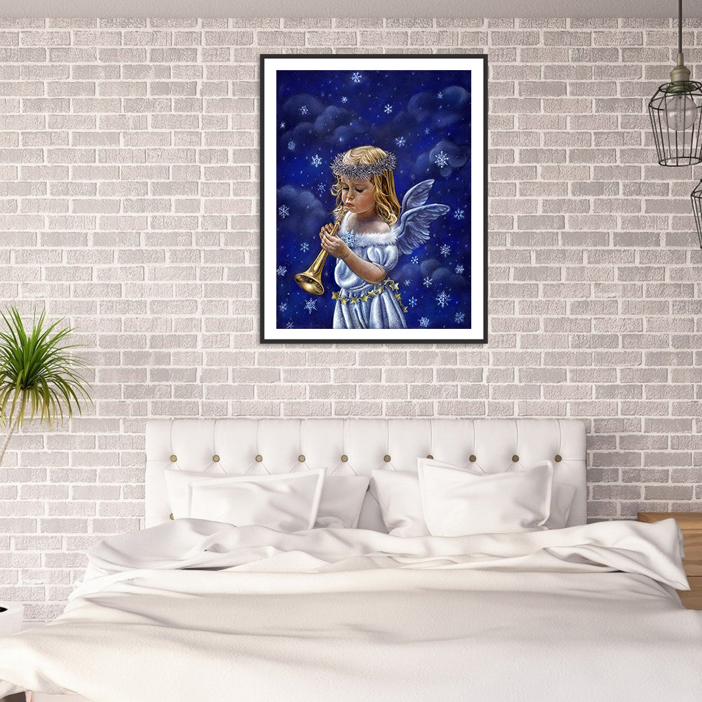 Girl - Full Round Drill Diamond Painting 30*40CM