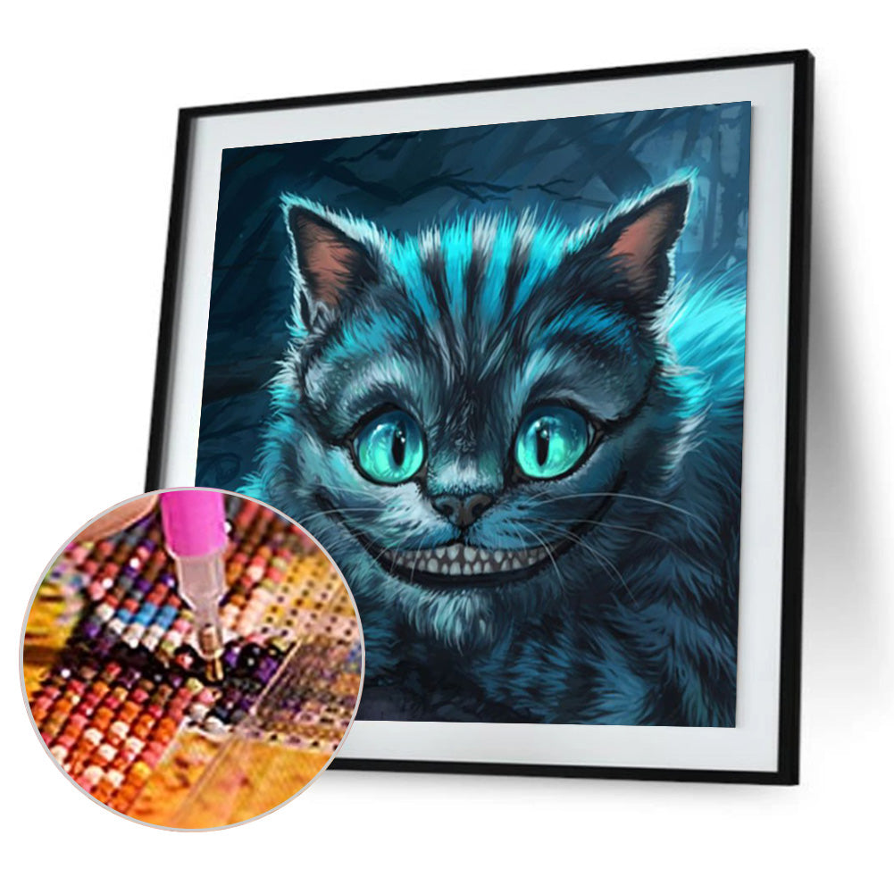 Cat - Full Round Drill Diamond Painting 30*30CM