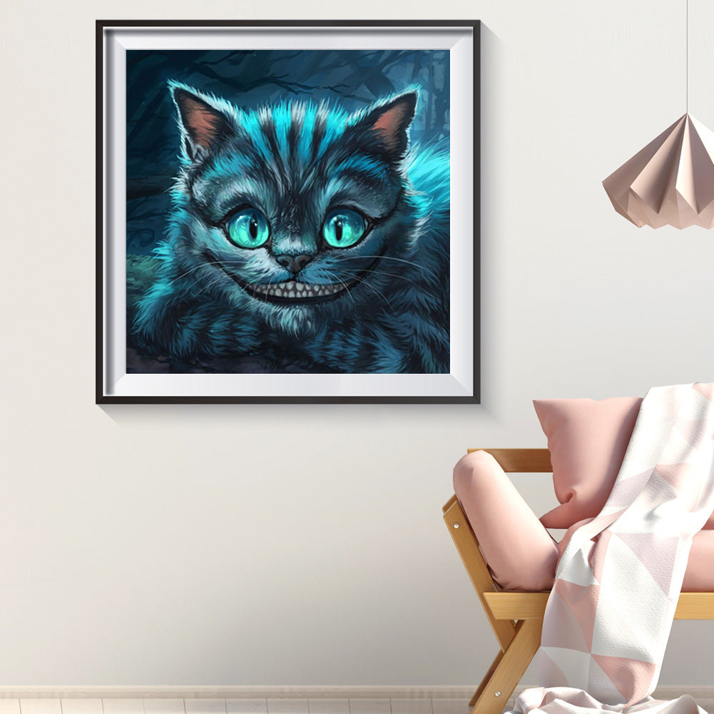 Cat - Full Round Drill Diamond Painting 30*30CM