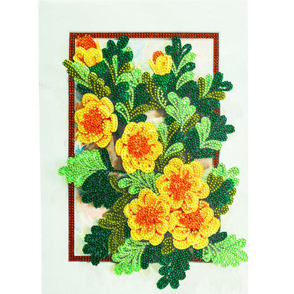 Flowers - Special Shaped Drill Diamond Painting 30*40CM