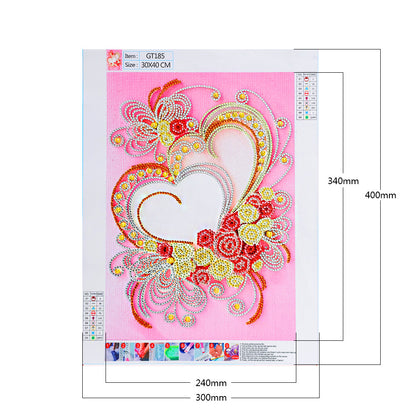 Flowers - Special Shaped Drill Diamond Painting 30*40CM