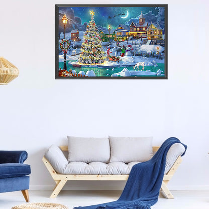 Christmas Celebration - Full Round Drill Diamond Painting 60*40CM