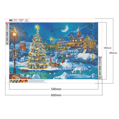 Christmas Celebration - Full Round Drill Diamond Painting 60*40CM