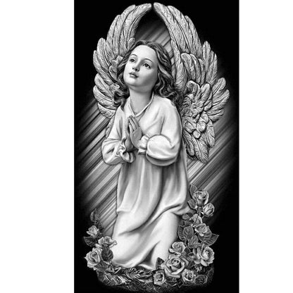 Kneeling Angel - Full Round Drill Diamond Painting 45*80CM