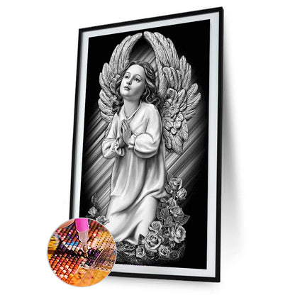 Kneeling Angel - Full Round Drill Diamond Painting 45*80CM