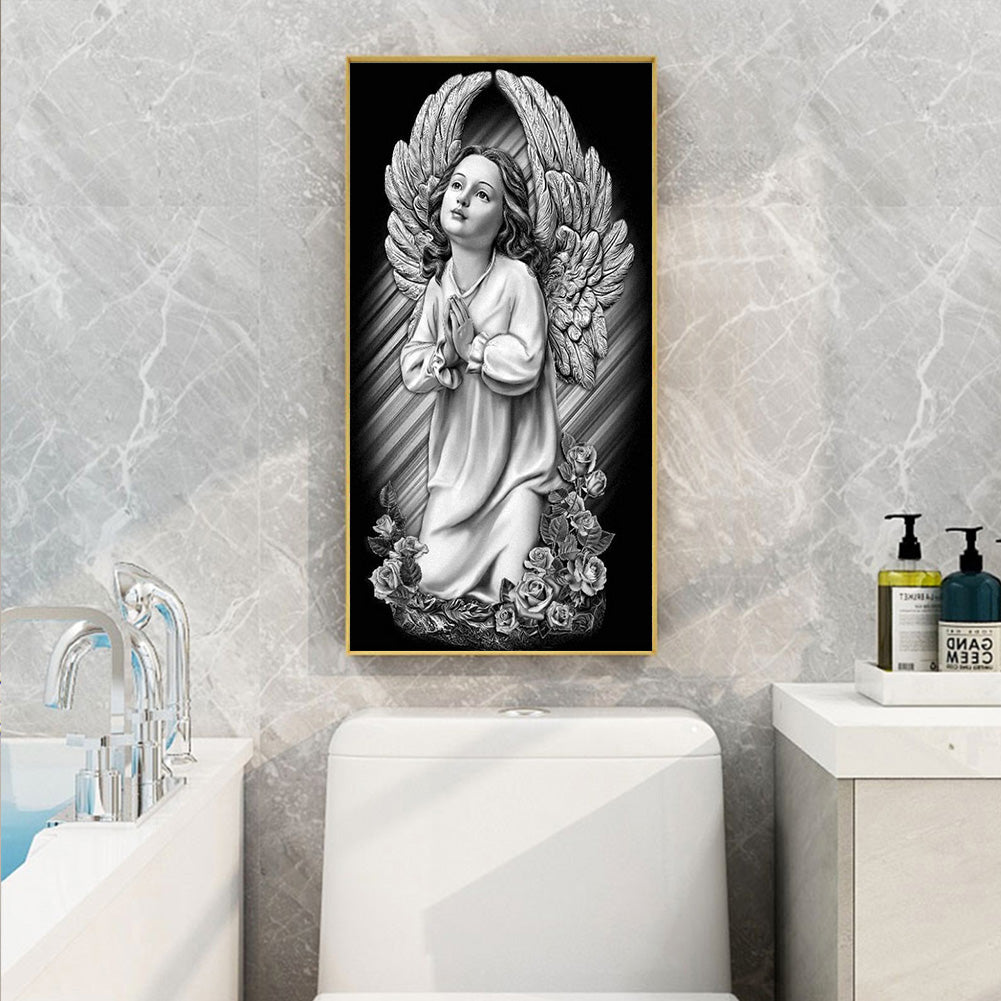 Kneeling Angel - Full Round Drill Diamond Painting 45*80CM