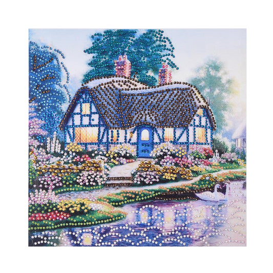 House Landscape - Special Shaped Drill Diamond Painting 30*30CM