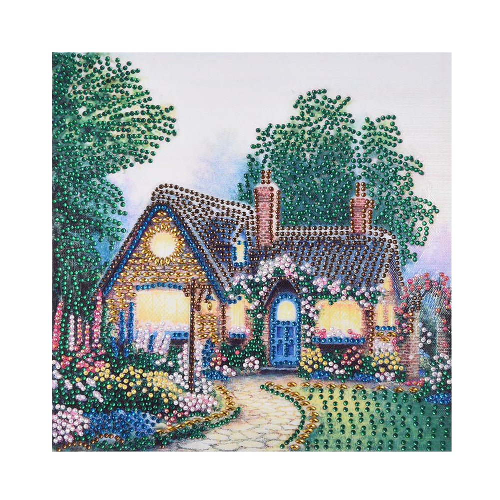 House Landscape - Special Shaped Drill Diamond Painting 30*30CM