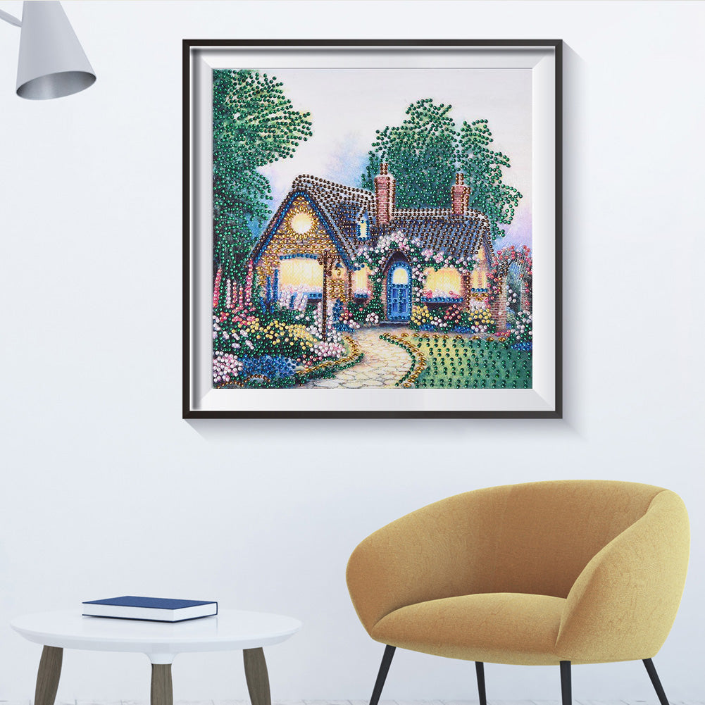 House Landscape - Special Shaped Drill Diamond Painting 30*30CM