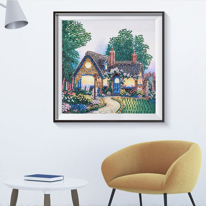 House Landscape - Special Shaped Drill Diamond Painting 30*30CM