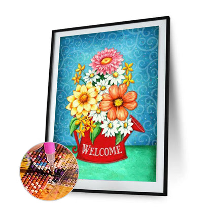 Bouquet - Full Round Drill Diamond Painting 30*40CM