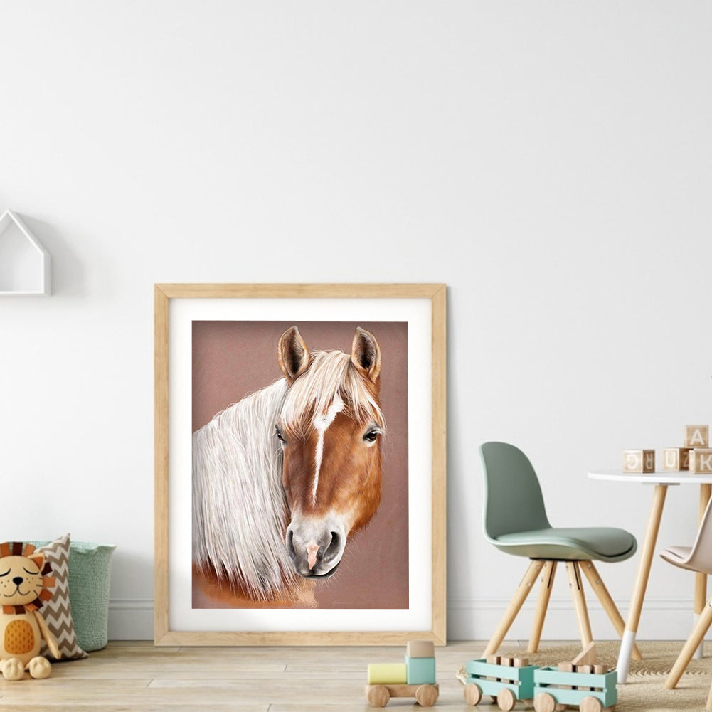 Horse - Full Round Drill Diamond Painting 30*40CM