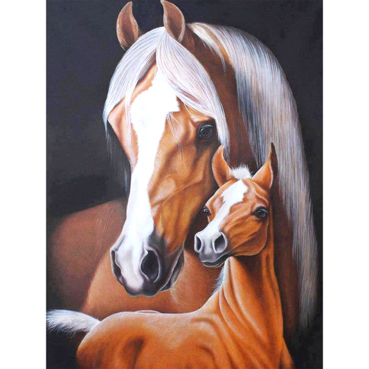 Horse - Full Round Drill Diamond Painting 30*40CM