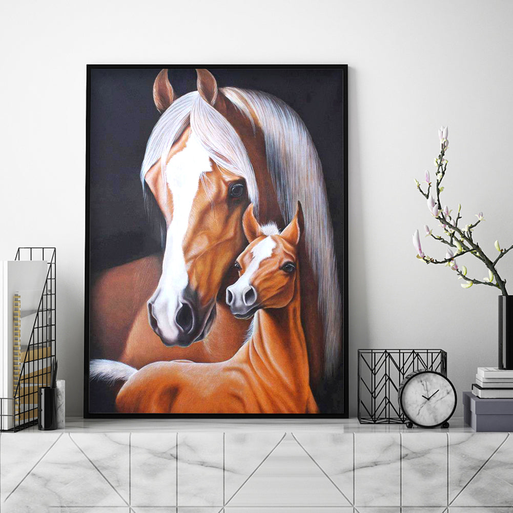 Horse - Full Round Drill Diamond Painting 30*40CM