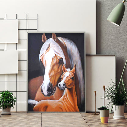 Horse - Full Round Drill Diamond Painting 30*40CM