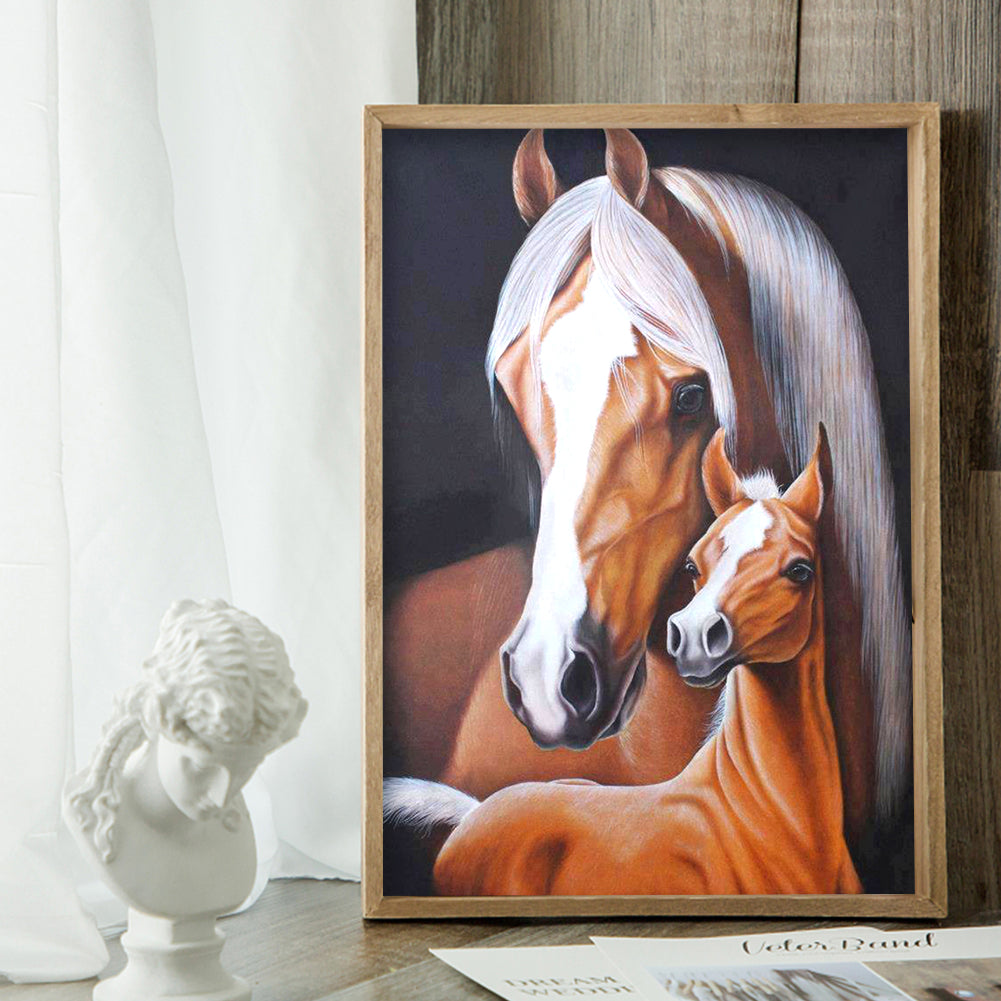 Horse - Full Round Drill Diamond Painting 30*40CM