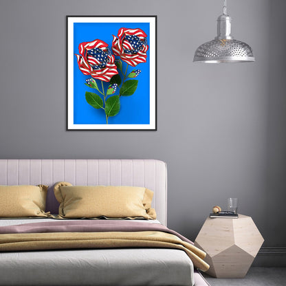 Flag - Full Round Drill Diamond Painting 30*40CM