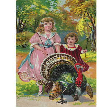 Girl Turkey - Full Round Drill Diamond Painting 30*40CM