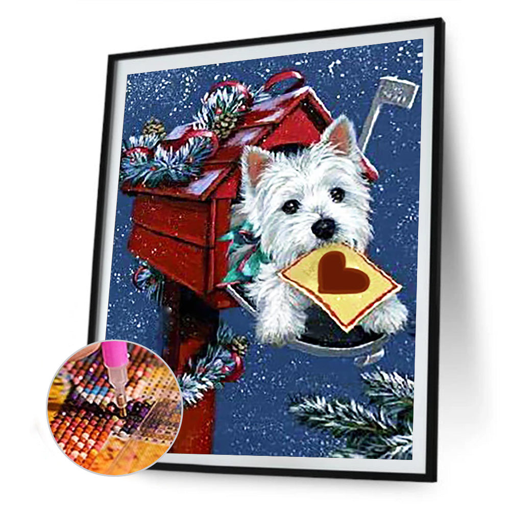 Christmas Tree - Full Round Drill Diamond Painting 30*40CM