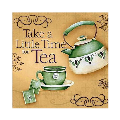 Tea Time - Full Round Drill Diamond Painting 30*30CM