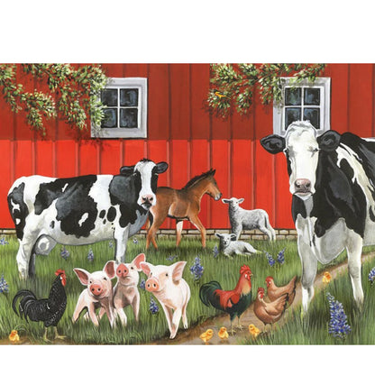 Cow - Full Round Drill Diamond Painting 40*30CM