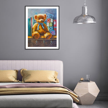 Cartoon Bear - Full Round Drill Diamond Painting 30*40CM