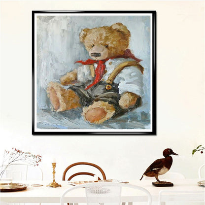 Bear - Full Round Drill Diamond Painting 30*30CM