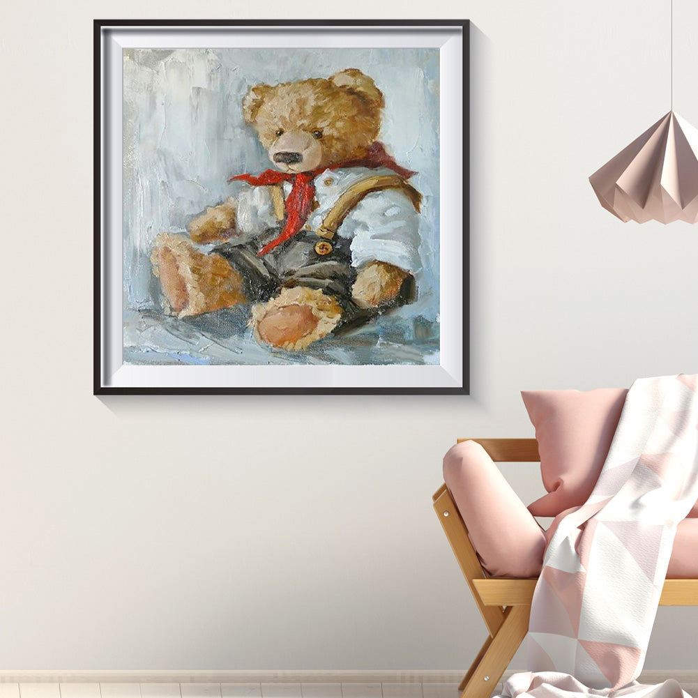 Bear - Full Round Drill Diamond Painting 30*30CM