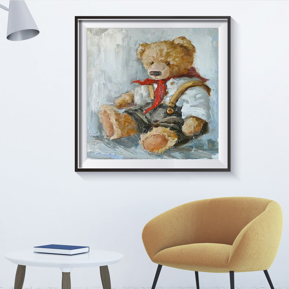 Bear - Full Round Drill Diamond Painting 30*30CM