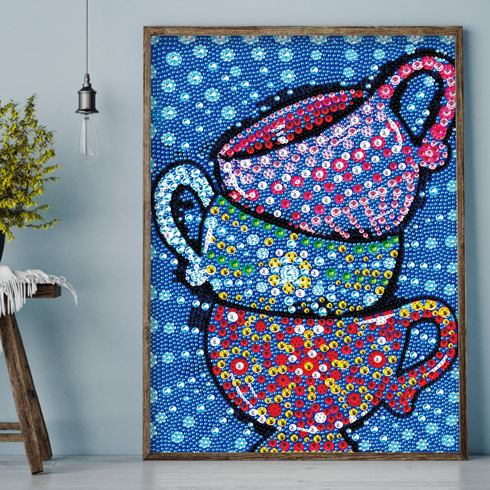 Cup - Special Shaped Drill Diamond Painting 30*40CM