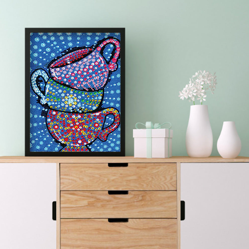 Cup - Special Shaped Drill Diamond Painting 30*40CM