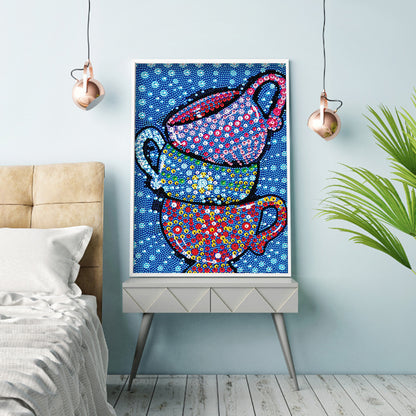 Cup - Special Shaped Drill Diamond Painting 30*40CM