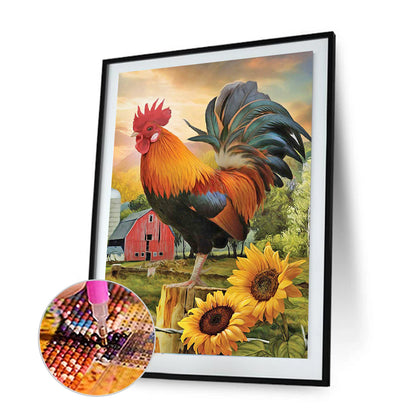 Chicken - Full Round Drill Diamond Painting 30*40CM