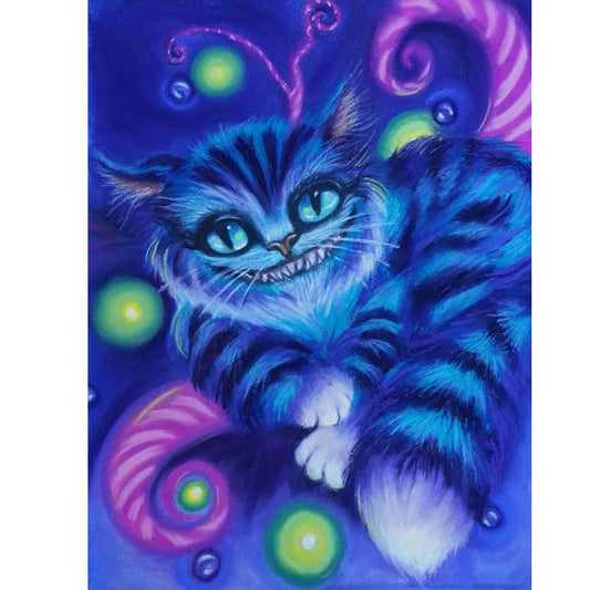 Cheshire Cat - Full Round Drill Diamond Painting 30*40CM