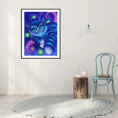 Cheshire Cat - Full Round Drill Diamond Painting 30*40CM