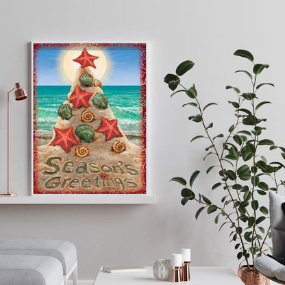 Christmas Tree - Full Round Drill Diamond Painting 30*40CM