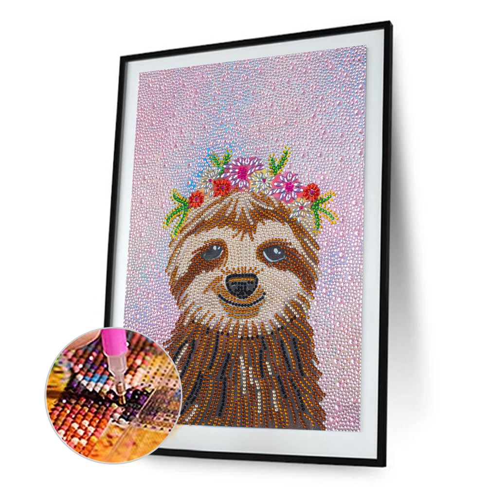 Sloth - Special Shaped Drill Diamond Painting 30*40CM